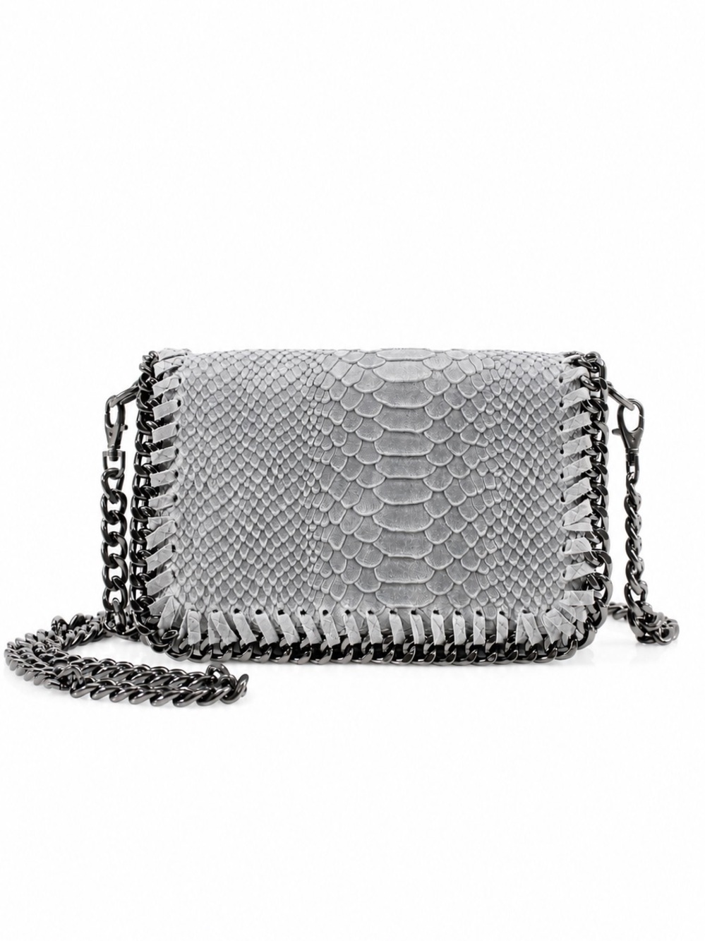 Borse in Pelle Genuine Italian Leather Snake Crossbody Bag
